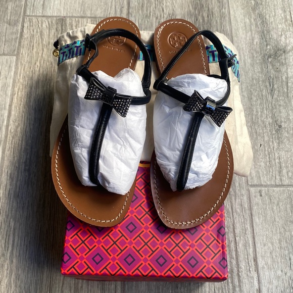 π π€ NWOT TORY BURCH sandals w/ rhinestone sz10 π©Ά - Picture 5 of 16